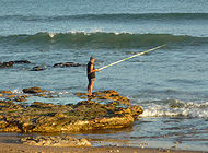 Camping Medano 40. Playa. Pesca. Embarcaciones.